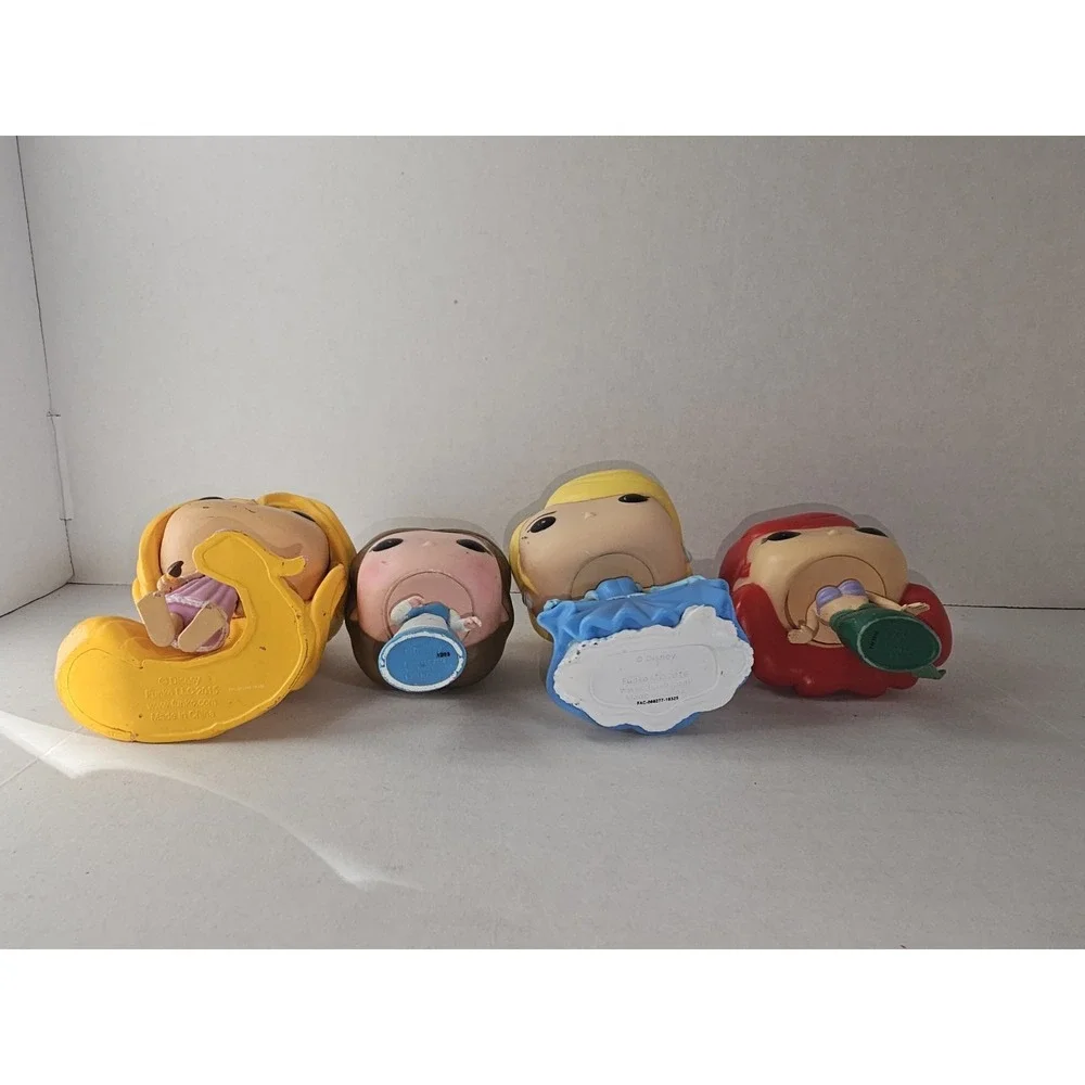 Disney Funko Princess Mini Figures Lot Cinderella‎ Belle Ariel Rapunzel